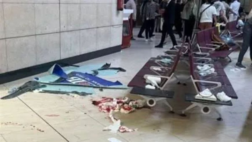 مصرع وإصابة شخصين في حادث سقوط لوحة إعلانات بمطار شرم الشيخ