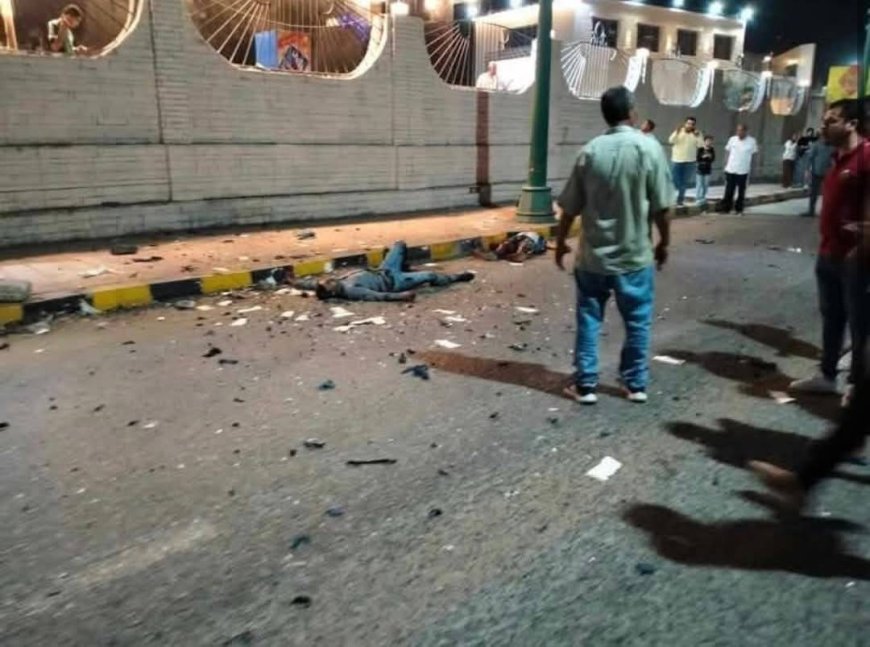 إنفجار كبير أمام نادي الشرطة بمحافظة المنيا