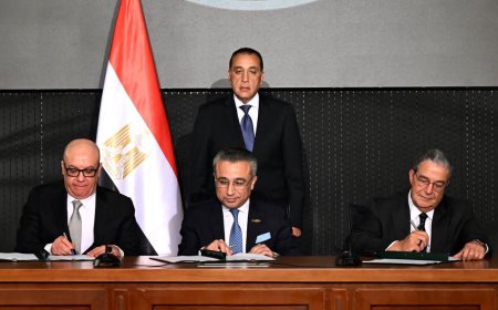 رئيس الوزراء يشهد توقيع عقد شراكة لإنشاء مدينة جريان الجديدة